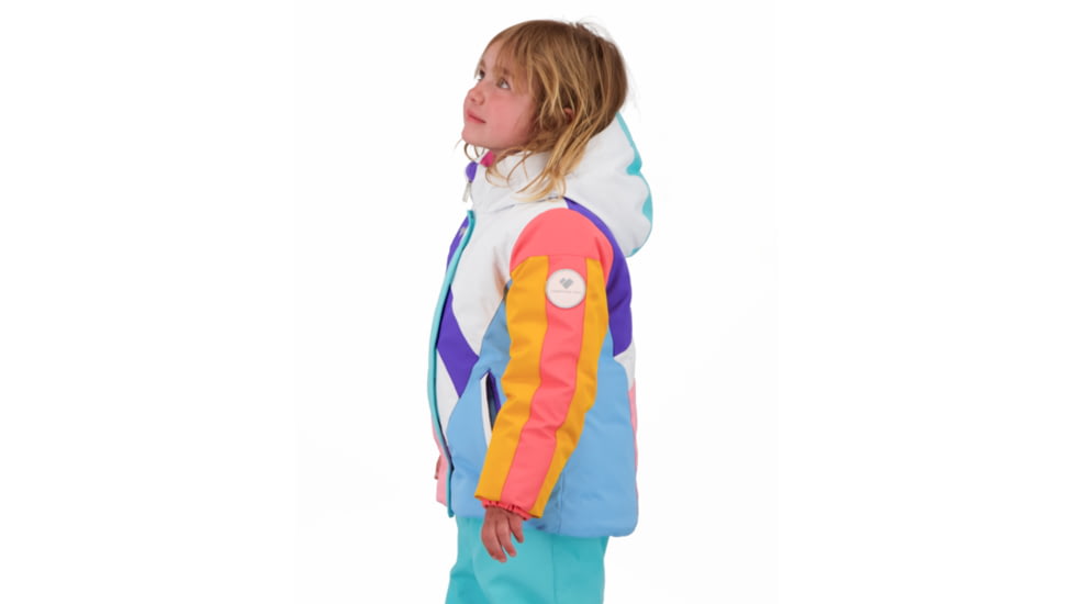 Obermeyer Lissa Jacket - Girls, White, 7, 51071-16010-7