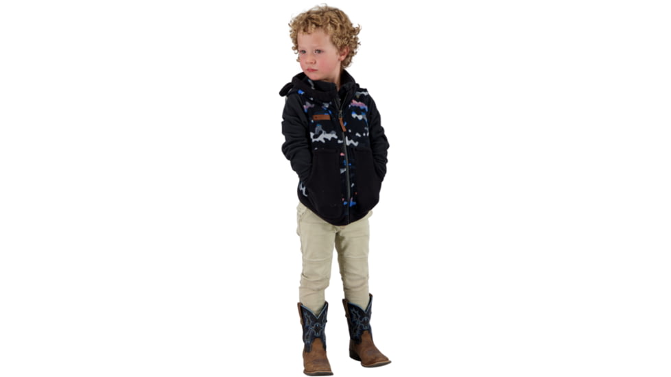 Obermeyer Logan Fleece Vest, Dayglow Camo, Large, 77029-21134-L
