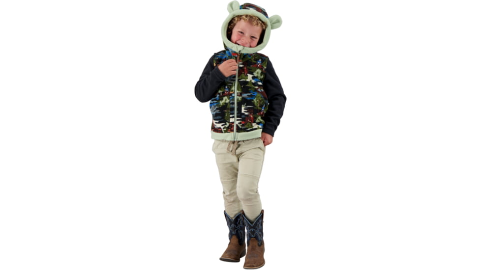 Obermeyer Logan Fleece Vest, Happy Camper, Small, 77029-21143-S