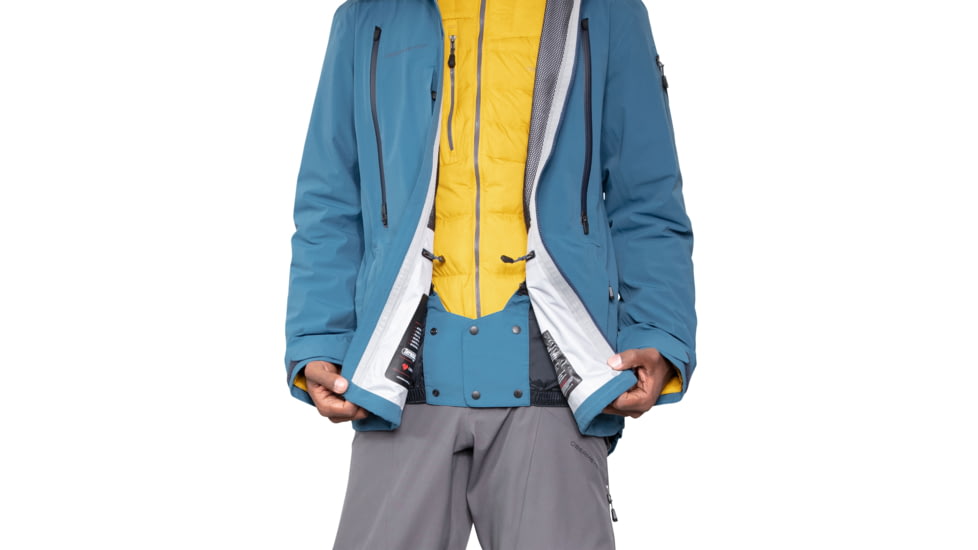 Obermeyer M Highlands Shell Jacket - Mens, Extra Large, Blue Agave, 22046-22163-XL