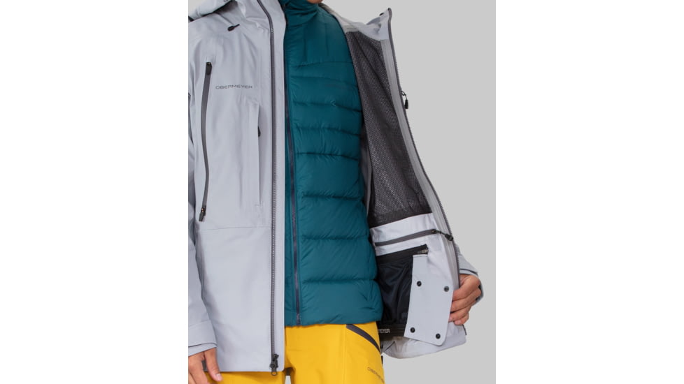 Obermeyer M Highlands Shell Jacket - Mens, Extra Large, Shale, 22046-22005-XL