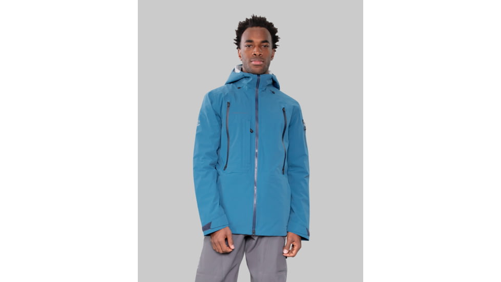 Obermeyer M Highlands Shell Jacket - Mens, 2XL, Blue Agave, 22046-22163-2XL