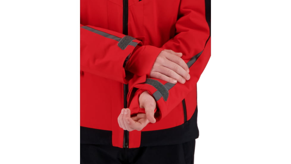 Obermeyer Mach 12 Jacket - Boys, Brakelight, Extra Large, 41076-19042-XL