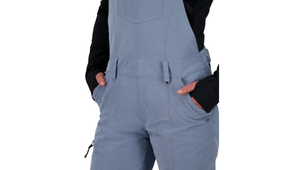 Obermeyer Malta Bib Overall - Womens, Blue Ash, 6 Long, 15048-21168-6L