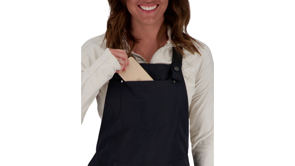 Obermeyer Malta Bib Overalls - Women's, 12 US, Regular Inseam, Black, 15032-16009-12