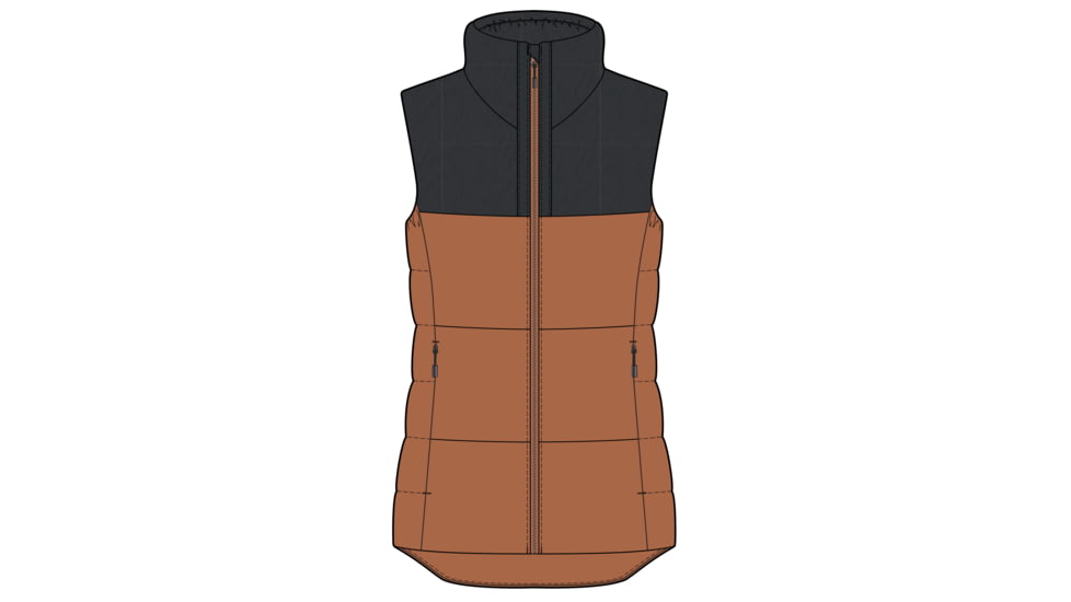 Obermeyer Maxine Down Vest - Womens, Large, Copper Bowl, 14030-22045-L