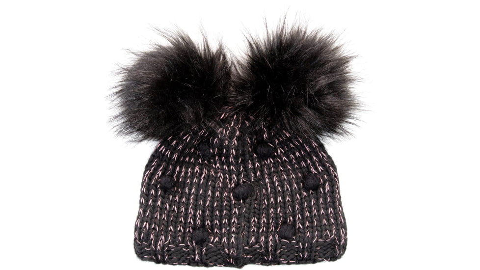Obermeyer Paris Pom-Pom Beanie - Kids, Black, One Size, 78050-16009-ONE SIZE