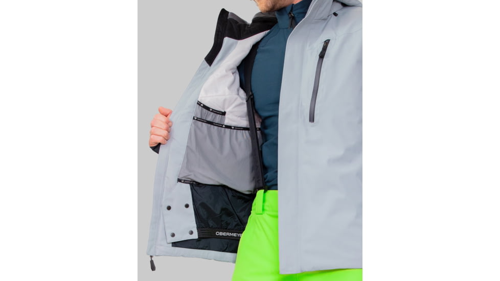 Obermeyer Primo Jacket - Mens, Small, Regular, Shale, 21109-22005-S