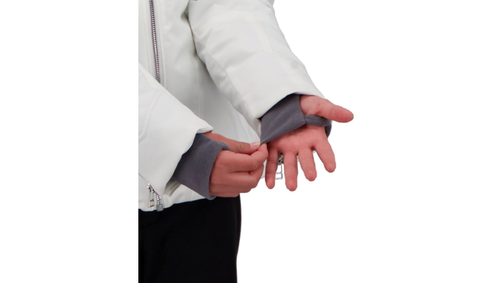 Obermeyer Rayla Jacket - Girls, White, Extra Large, 31074-16010-XL