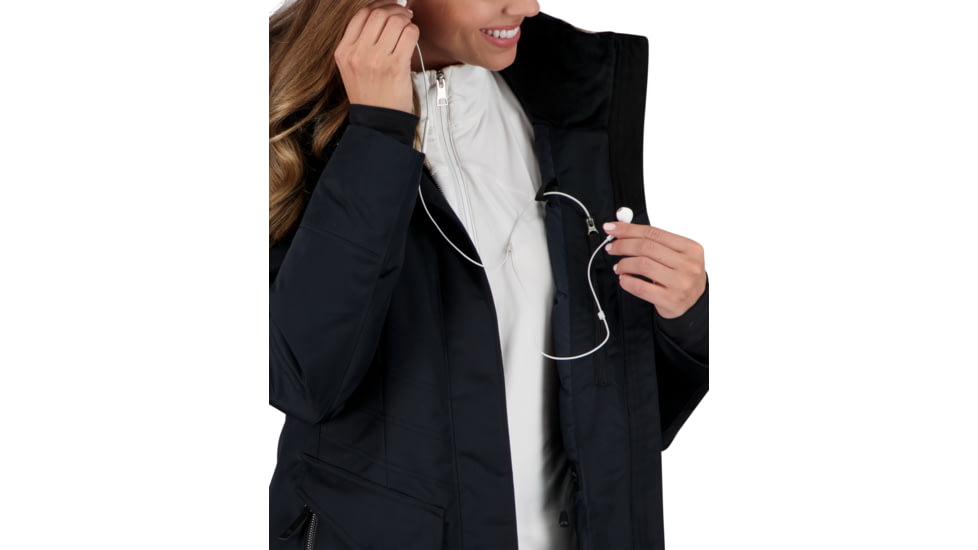 Obermeyer Sojourner Down Jacket - Women's, 14 US, Regular, Black, 11200-16009-14