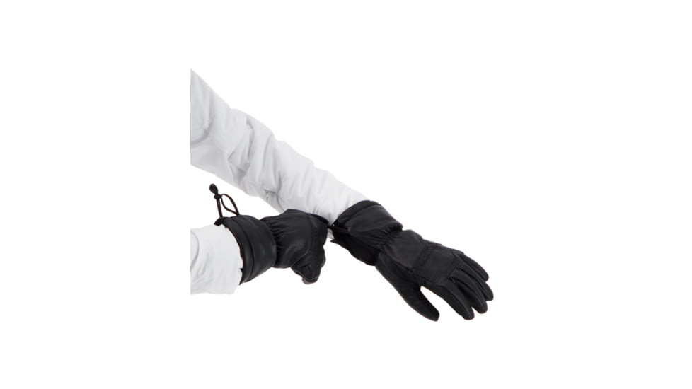 Obermeyer Solstice Leather Glove - Womens, Black, Small, 18043-16009-S