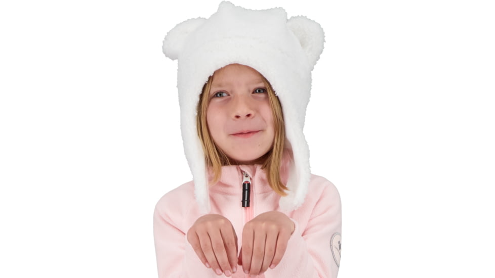 Obermeyer Ted Fur Hat, White, 5-8, 78030-16010-5-8