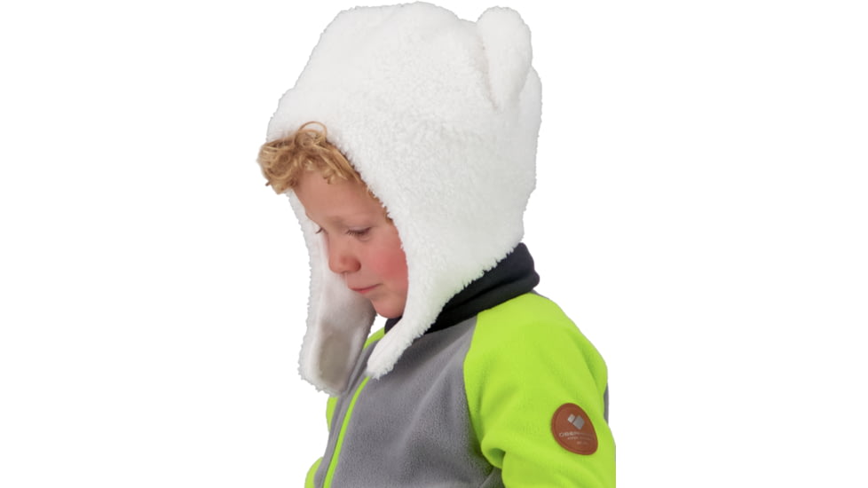 Obermeyer Ted Fur Hat, White, 5-8, 78030-16010-5-8