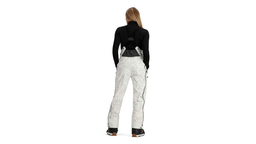 Obermeyer W Highlands Shell Bib - Womens, Snow Cat, 6 US, Regular, 15068-23107-6