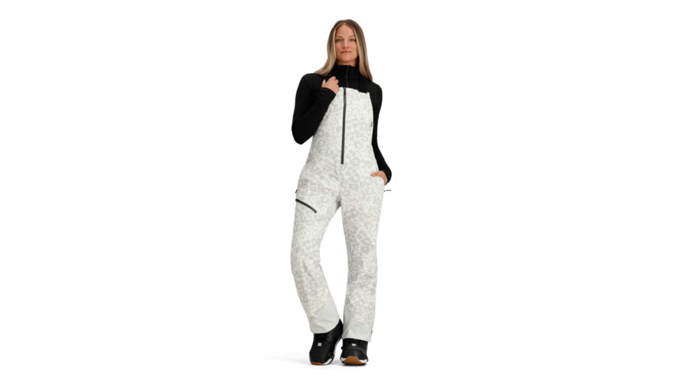 Obermeyer W Highlands Shell Bib - Womens, Snow Cat, 6 US, Regular, 15068-23107-6