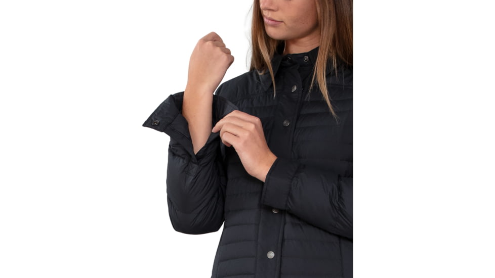 Obermeyer Willa Down Shirt - Women's, Extra Small, Black, 14062-16009-XS