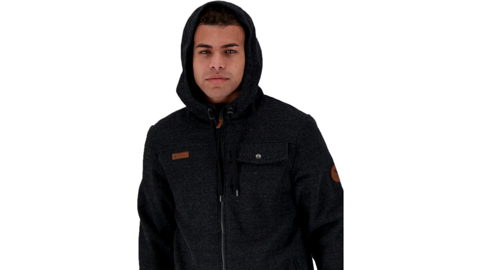 Obermeyer Wyatt Wooly Jacket - Mens, Black II, Medium, 22054-21009-M