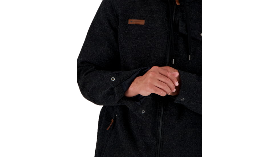 Obermeyer Wyatt Wooly Jacket - Mens, Black II, Medium, 22054-21009-M