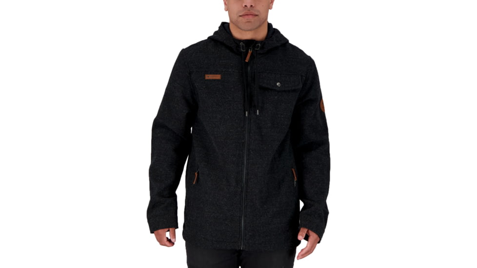 Obermeyer Wyatt Wooly Jacket - Mens, Black II, Medium, 22054-21009-M