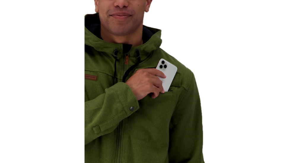 Obermeyer Wyatt Wooly Jacket - Mens, Saguaro, Extra Large, 22054-21189-XL