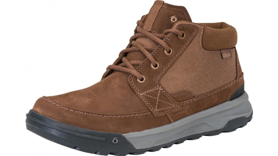 Oboz Burke Chukka Casual Shoes - Mens, Grizzly, 14, 79201-916-14
