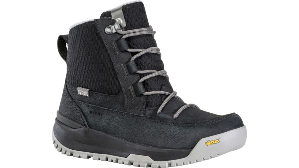 Oboz Jourdain Mid Insulated B-DRY Winter Boots - Womens, Medium, Black Sea, 7 US, 86502-189-7-Medium