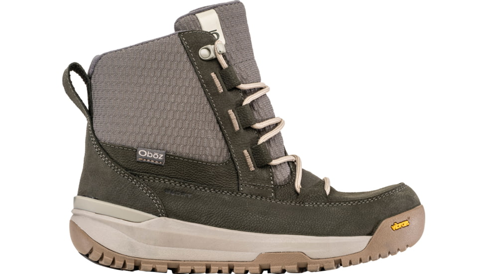 Oboz Jourdain Mid Insulated B-DRY Winter Boots - Womens, Medium, Olive Branch, 8.5 US, 86502-586-8.5-Medium
