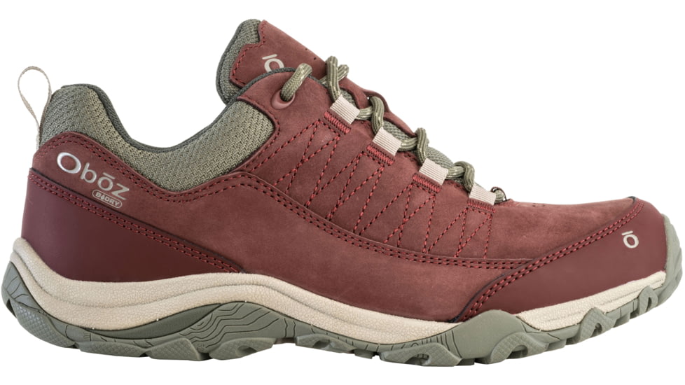 Oboz Ousel Low B-Dry Hiking Boots - Womens, Port, 10, 71802-Port-Medium-10