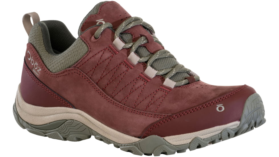 Oboz Ousel Low B-Dry Hiking Boots - Women's, Port, 10, 71802-408-10