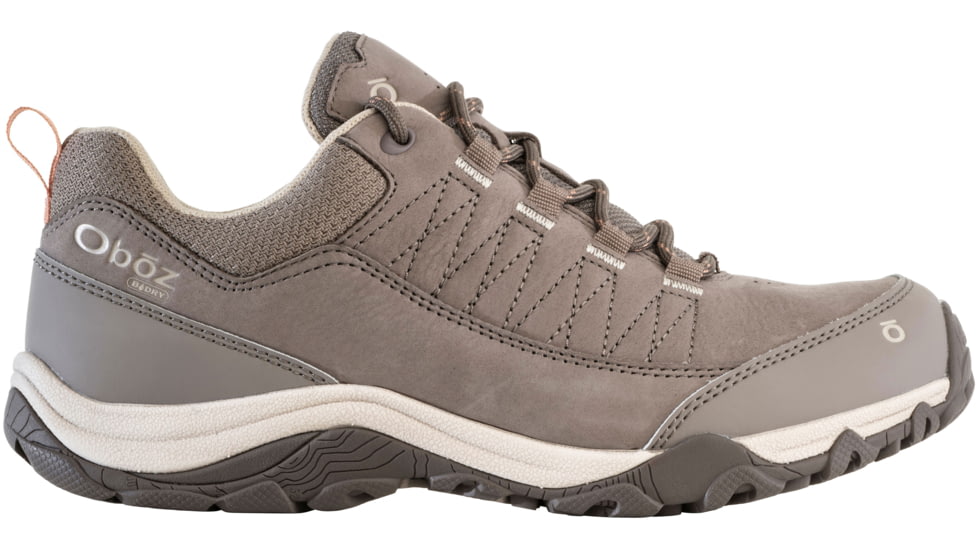 Oboz Ousel Low B-Dry Medium Hiking Boots - Womens, Cinder Stone, 6.5, 71802-Cinder Stone-Med-6.5