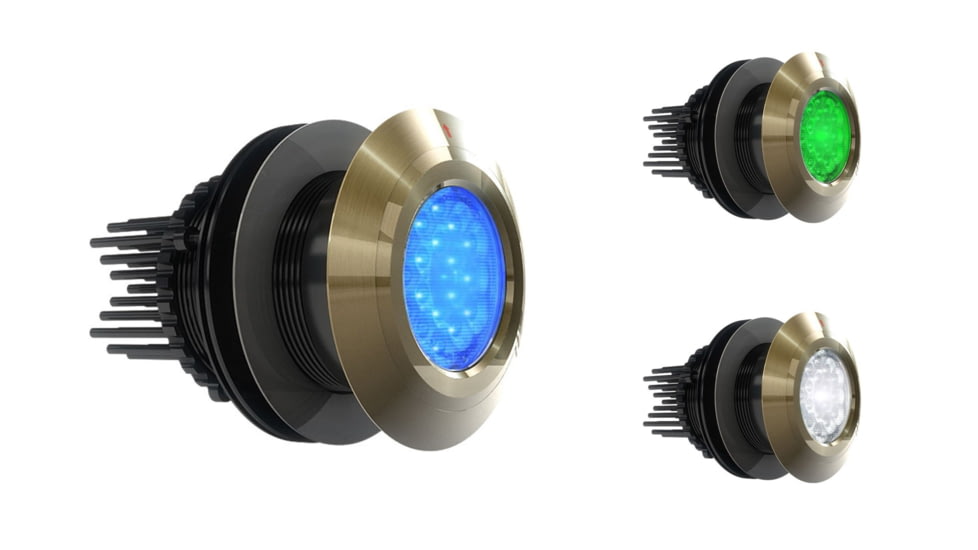 OceanLED 2010XFM Pro Series HD Gen2 LED Underwater Lighting, Blue, Green, White