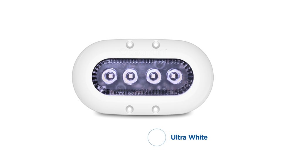 OceanLED X4 1450 Lumens LED Underwater Lights, White, 012301W