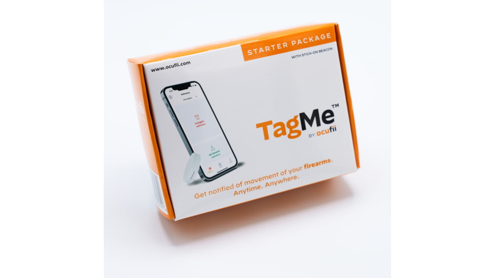 Ocufii TagMe Starter Package with Stick-On Beacon, White, TM-P2-WHT