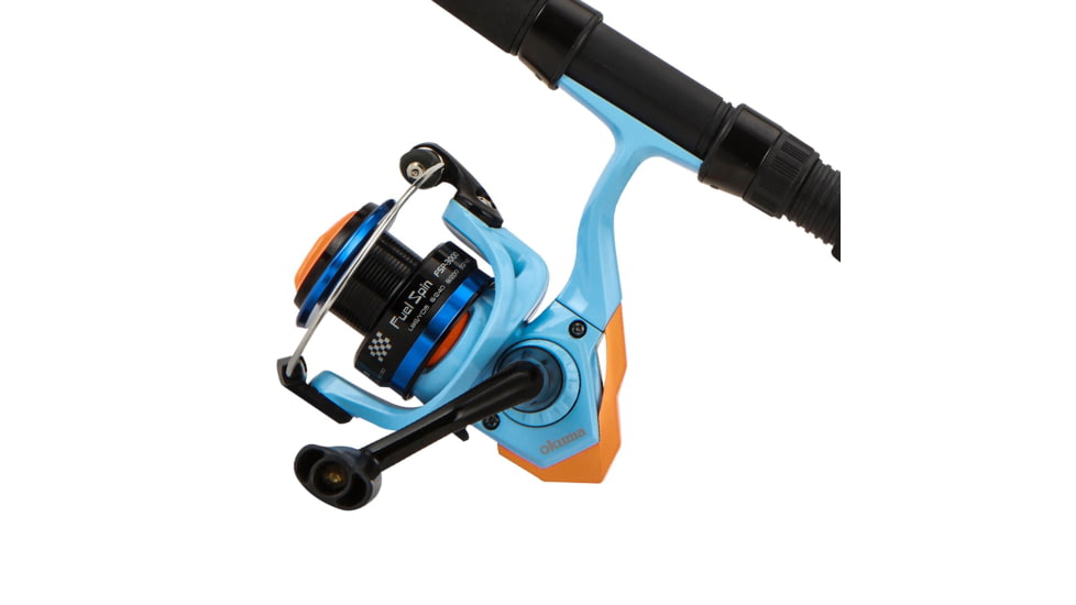 Okuma Fishing Tackle Fuel Spin Combos Spinning Rod, 6ft, Medium, 2 Pieces, FSP-602M-1000