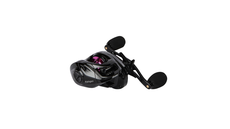 Okuma Fishing Tackle Halogen Baitcast Reel, 6.5 1, 5BB + 1RB, Right, HG-100-A