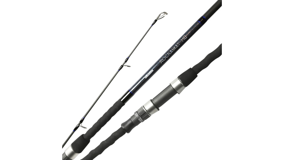 Okuma Rockway HD Surf Rod 2 Piece, Low Resin Carbon Rod Blank Double Lock Reel Seat Zirconim Eye Inserts Reinforced Rod Tip, 9, RHD-S-902M