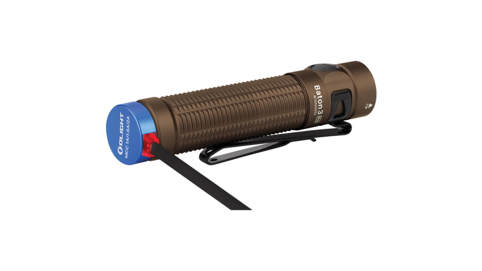 Olight Baton 3 Pro Flashlight Desert