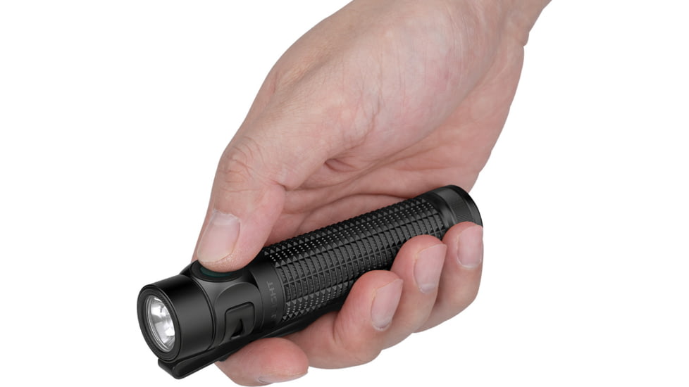 Olight Baton 4 Pro Rechargeable USB-C/MCC 1600 Lumens LED Flashlight, Black, BATON4PROMATTEBLACKCW