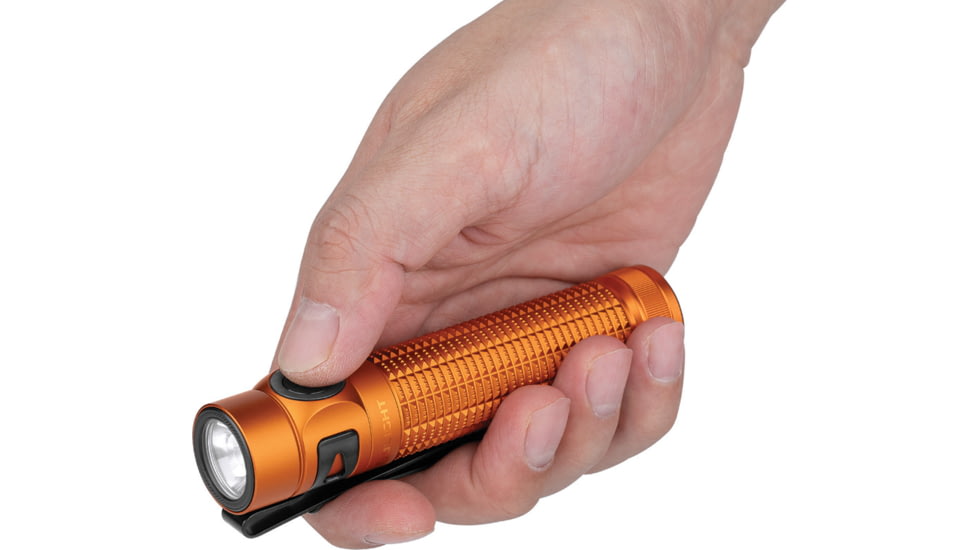 Olight Baton 4 Pro Rechargeable USB-C/MCC 1600 Lumens LED Flashlight, Orange, BATON4PROORANGE