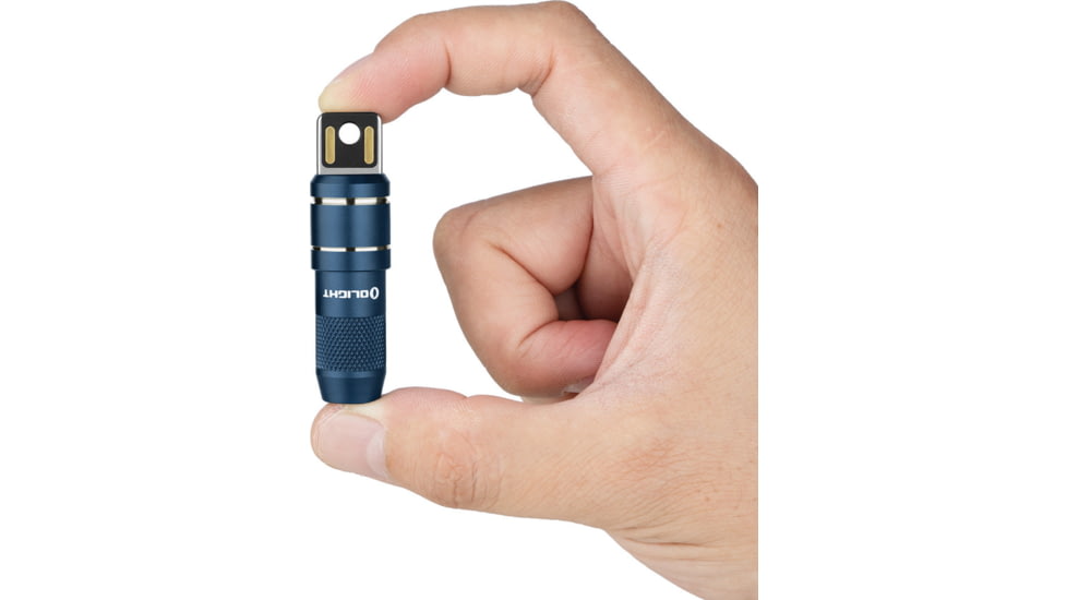 Olight iMini 2 Rechargeable 50 Lumens Magnetic LED Flashlight, Midnight Blue, IMINI2MB