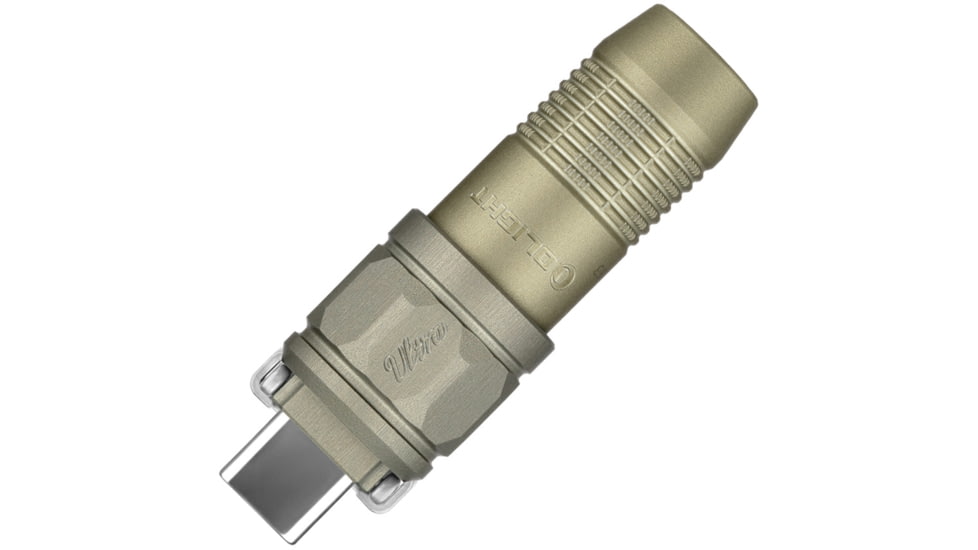 Olight iUltra USB-C Rechargeable Battery 80 Lumens LED Keychain Flashlight, Olive Green, IULTRAOLIVEGREEN