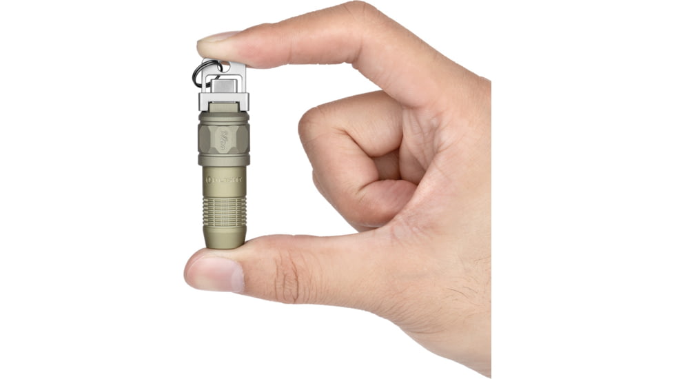 Olight iUltra USB-C Rechargeable Battery 80 Lumens LED Keychain Flashlight, Olive Green, IULTRAOLIVEGREEN