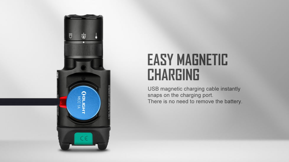 Olight Baldr Pro R 1350 Lumens LED Rechargeable Flashlight and Green Laser Combo