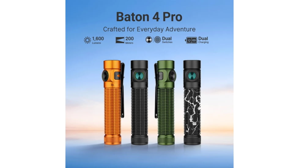 Olight Baton 4 Pro 1600 Lumens Od Green Rechargeable