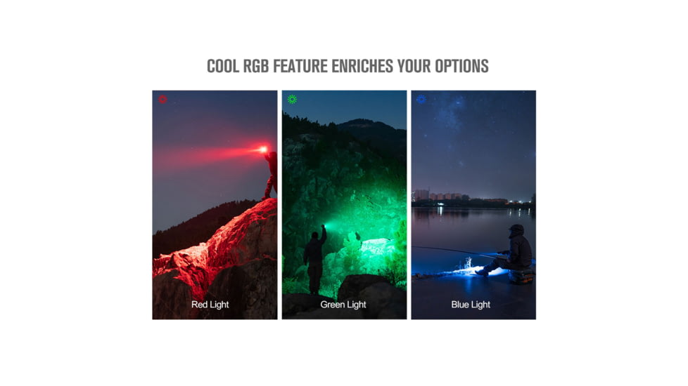 Olight Olight Marauder Mini 7000 Lumen Super Bright Rechargeable Flashlight, Black, FL-OL-MARAUDERMINI-BK