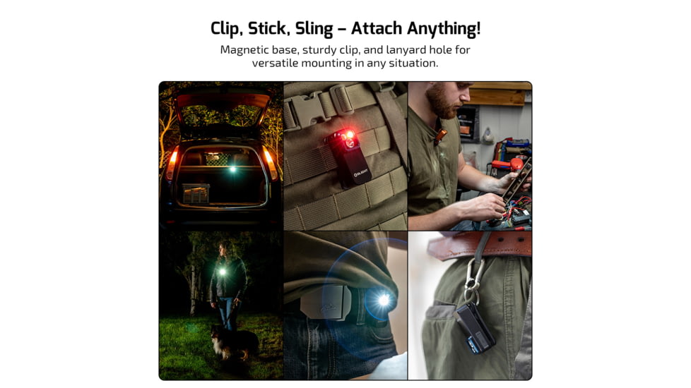 Olight Oclip Pro 600 Lumens Rechargeable Orange
