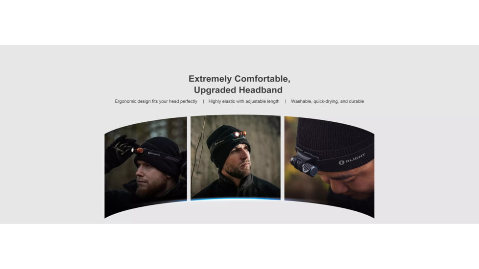 Olight Olight Perun 2 Mini 1100 Lumen Rechargeable Headlamp, Black, FL-OL-PERUN2MINI-CWBK