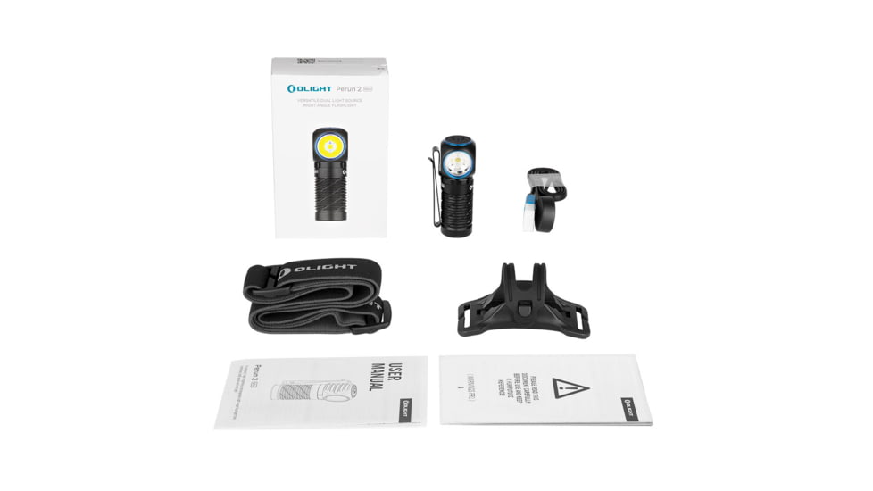 Olight Olight Perun 2 Mini 1100 Lumen Rechargeable Headlamp, Black, FL-OL-PERUN2MINI-CWBK