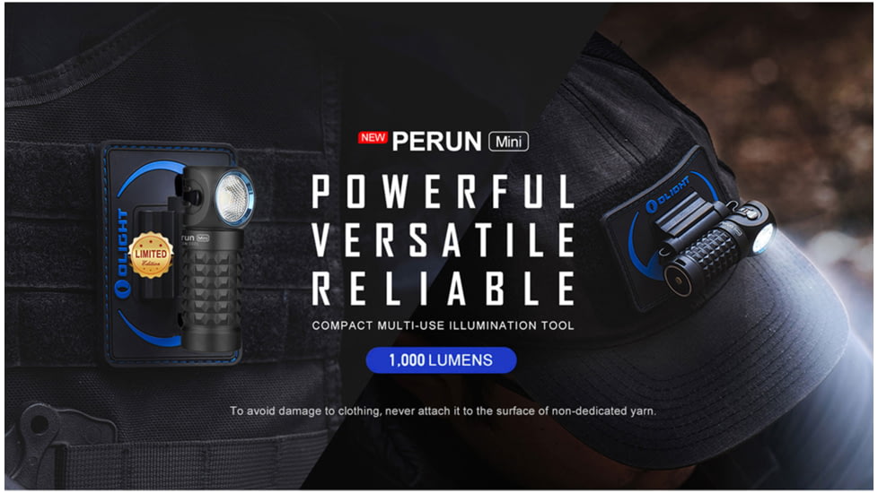 Olight Perun Mini 1000 Lumens LED Rechargeable Headlamp