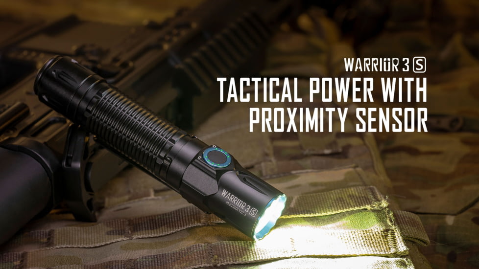 Olight Warrior 3S 2300 Lumens LED Rechargeable Tactical Flashlight
